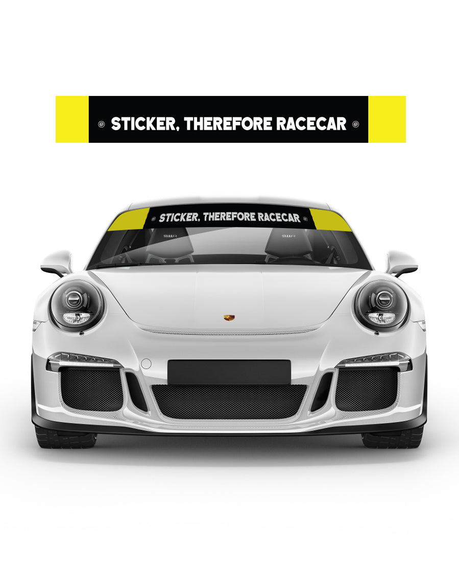 Not Famous Racing Driver - Windshield Banners
