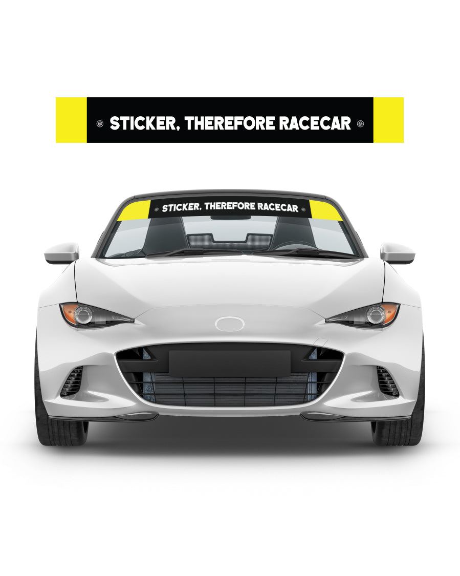 Not Famous Racing Driver - Windshield Banners