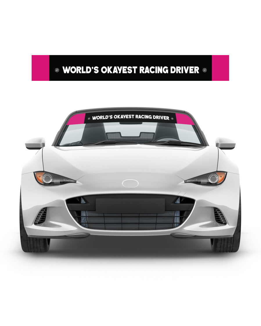 Not Famous Racing Driver - Windshield Banners
