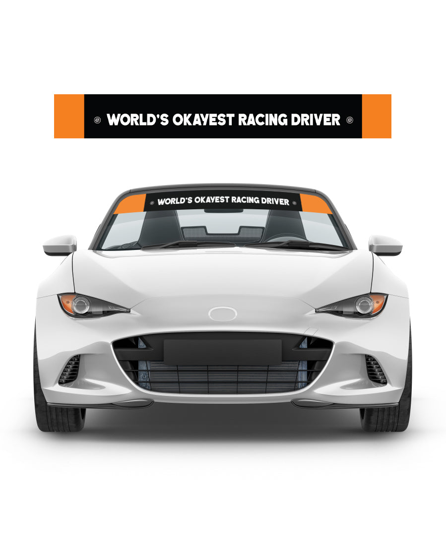 Not Famous Racing Driver - Windshield Banners