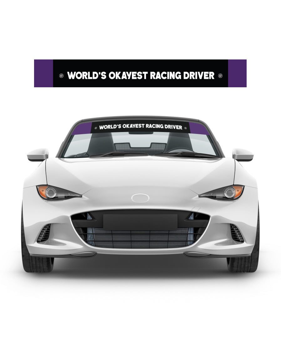 Not Famous Racing Driver - Windshield Banners