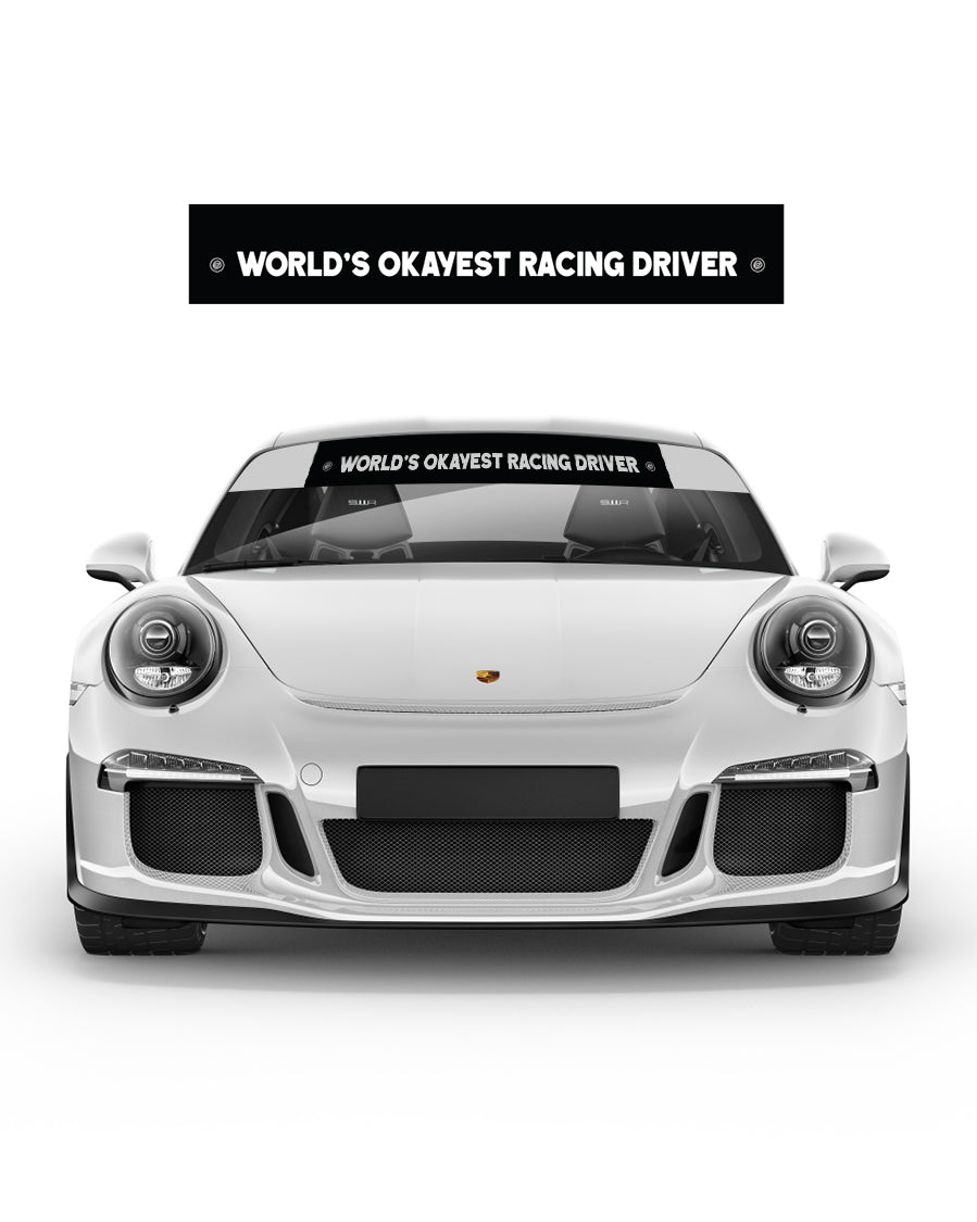 Not Famous Racing Driver - Windshield Banners