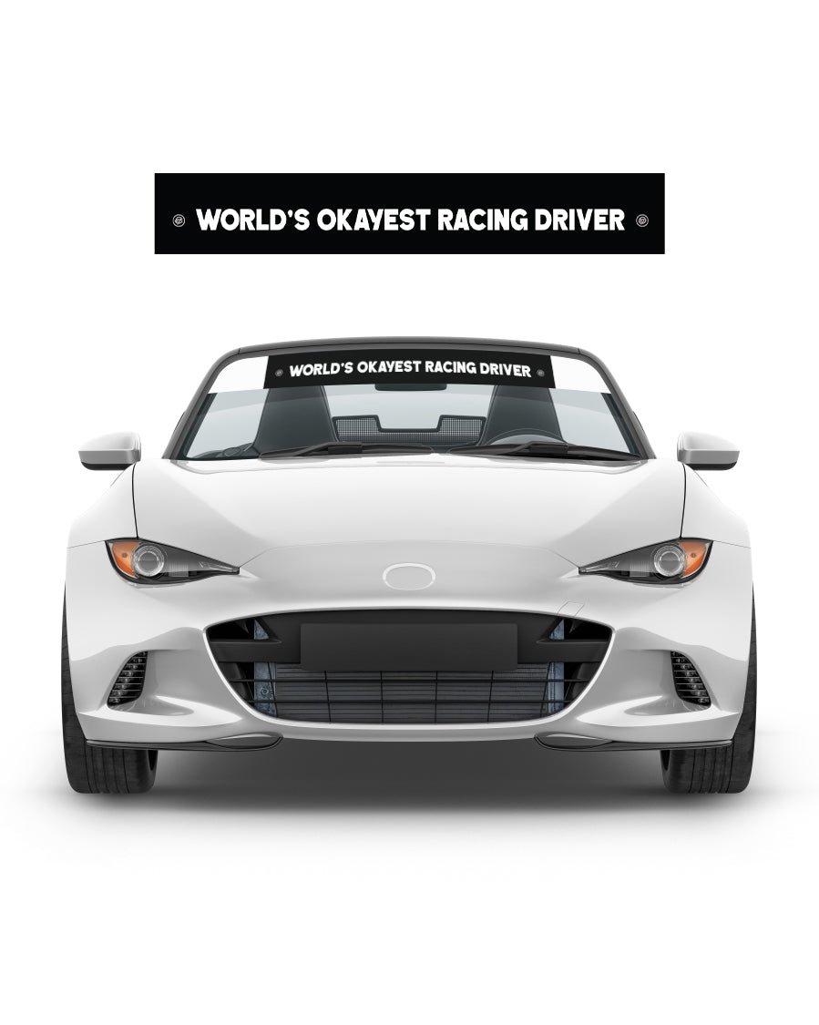 Not Famous Racing Driver - Windshield Banners