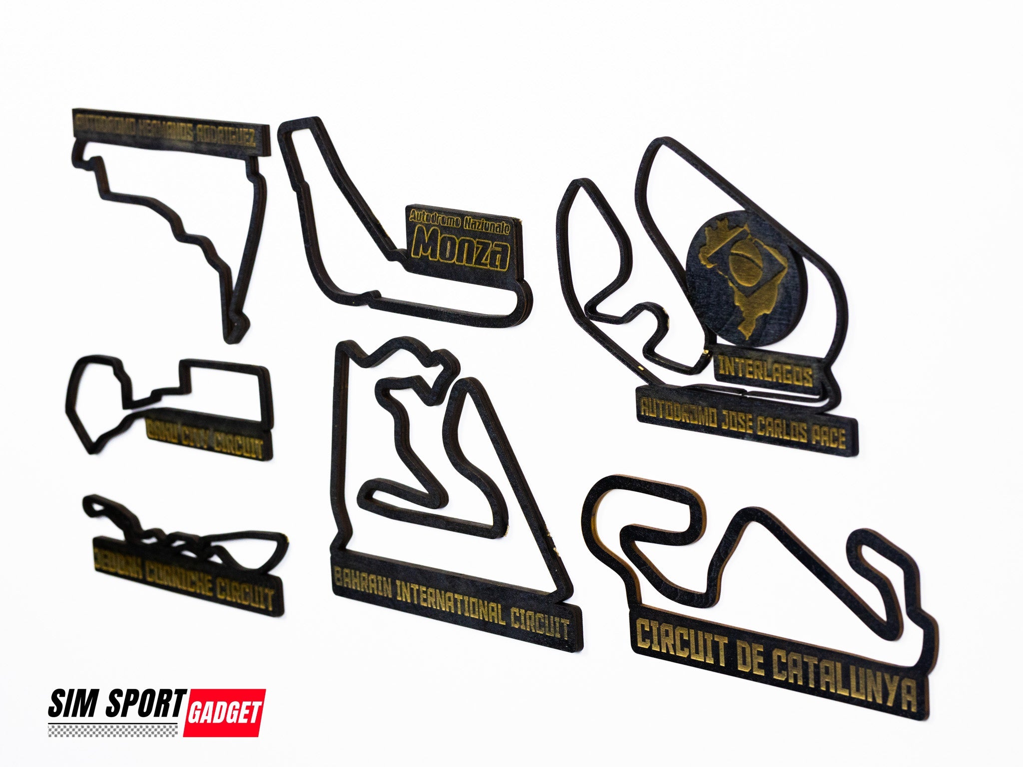 2024 Formula 1 Track Wood Decor - Individual Track