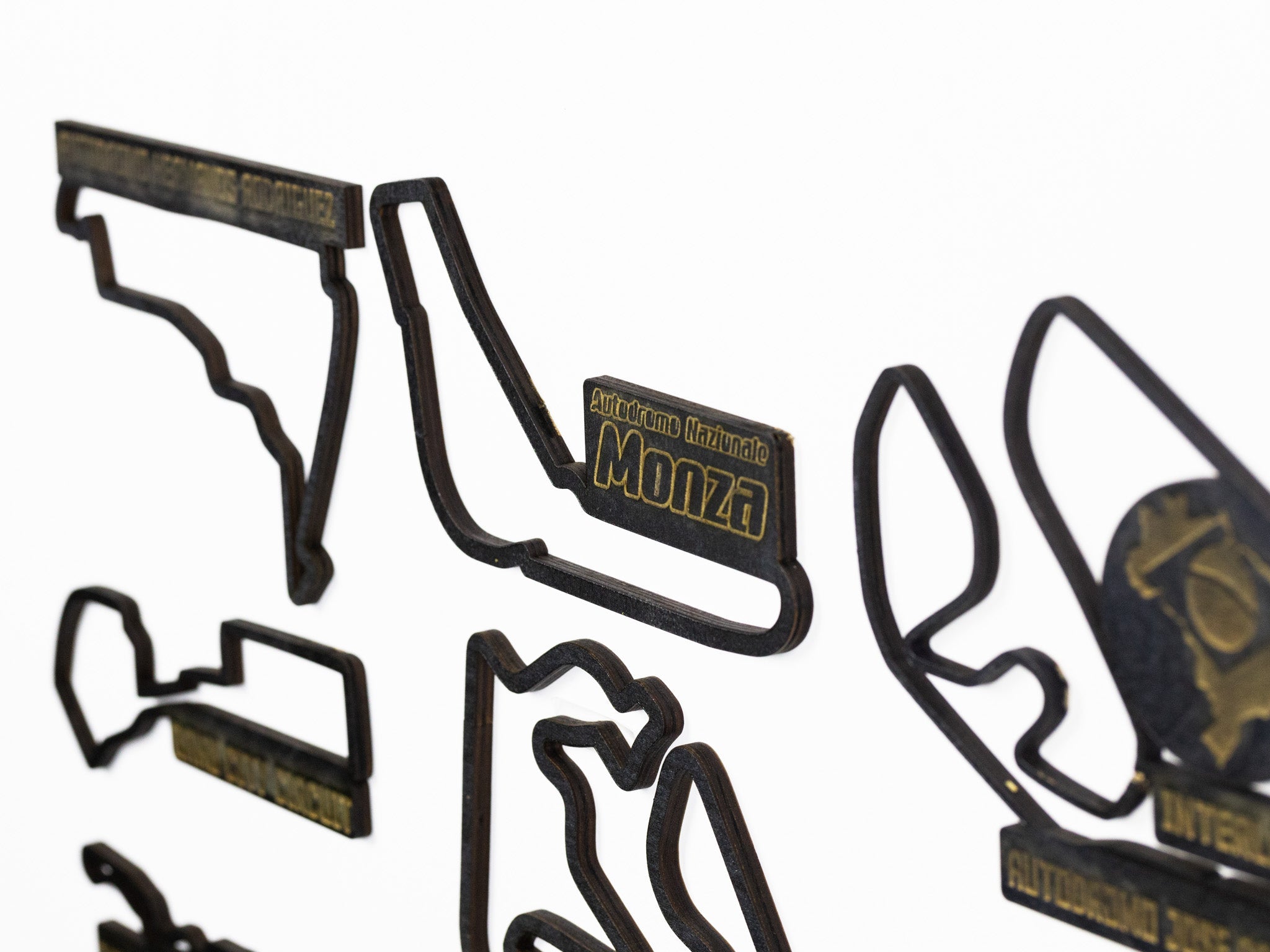 2025 Formula 1 Track Wood Decor - Individual Track