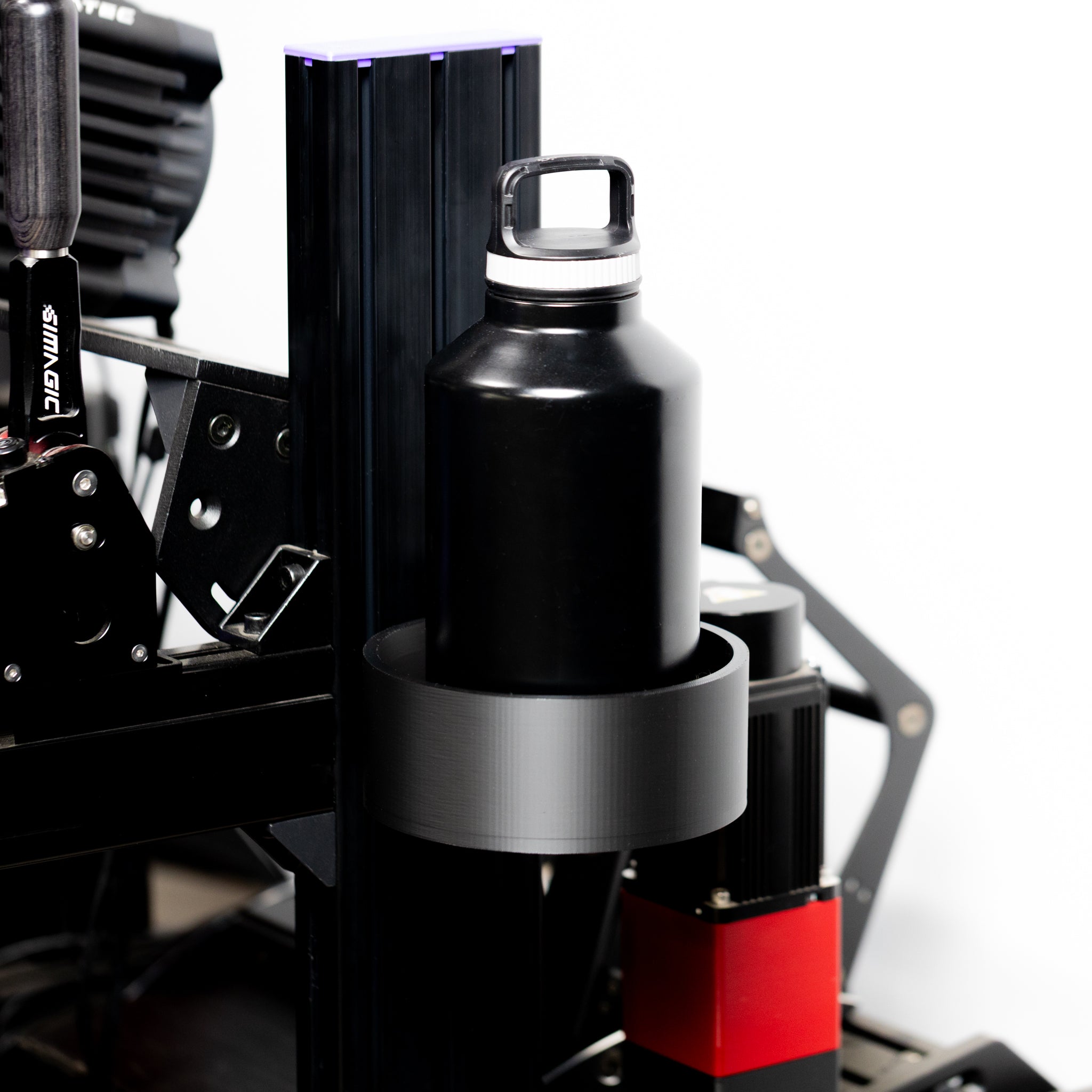 SimSportGadget Extra-Large 64oz Water Bottle Holder for Sim Racing Rigs